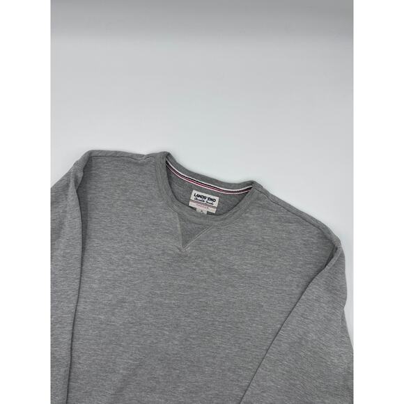 Lands' End Mens Gray Cotton Pullover Extra Large - Picture 1 of 4